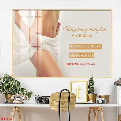 Tải file Tranh trang trí đông y spa môi mi DY315 (gốc) làm tranh treo tường