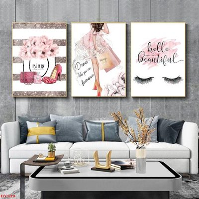 Tải file Tranh trang trí đông y spa môi mi DY319 (ảnh gốc) in gạch men