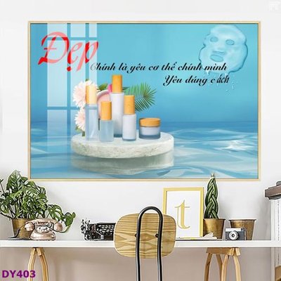 Tải file tranh gốc Tranh trang trí đông y dưỡng sinh spa môi mi DY403 chất lượng cao