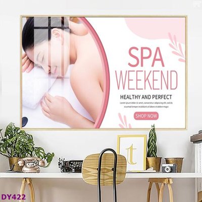 Hình ảnh file gốc Tranh trang trí đông y dưỡng sinh spa môi mi DY422 cho in UV