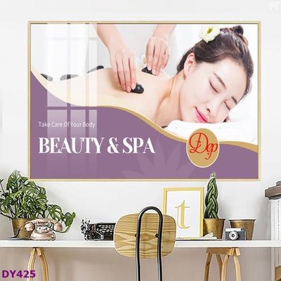 Tải file gốc in lụa Tranh trang trí đông y dưỡng sinh spa môi mi DY425 siêu nét