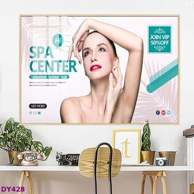 File tranh Tranh trang trí đông y dưỡng sinh spa môi mi DY428 (file gốc) chủ đề phong thủy