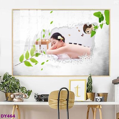 File in lụa Tranh trang trí đông y dưỡng sinh spa môi mi DY464 (hoa văn) Tranh trang trí đông y dưỡng sinh spa môi mi DY464