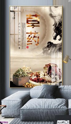 File gốc in ấn Tranh trang trí đông y dưỡng sinh spa môi mi DY501 độ phân giải cao