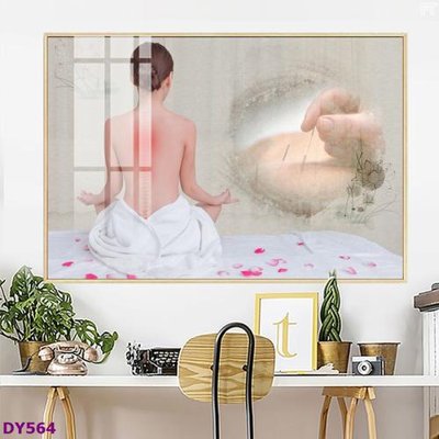 File PSD Tranh trang trí đông y dưỡng sinh spa môi mi DY564 (bản gốc) chất lượng nhất