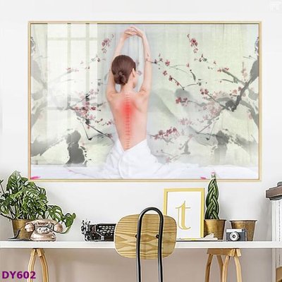 Tải file Tranh trang trí đông y dưỡng sinh spa môi mi DY602 (gốc) in trên mọi chất liệu