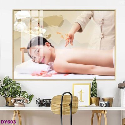 File gốc Tranh trang trí đông y dưỡng sinh spa môi mi DY603 (chủ đề hiện đại) trang trí