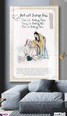 File gốc Tranh trang trí đông y dưỡng sinh spa môi mi DY655 (thiết kế) độc quyền