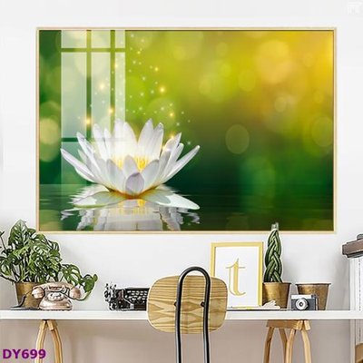 File tranh gốc in trần nhà Tranh trang trí đông y dưỡng sinh spa môi mi DY699 3D