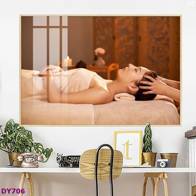 File gốc in ấn Tranh trang trí đông y dưỡng sinh spa môi mi DY706 độ phân giải cao