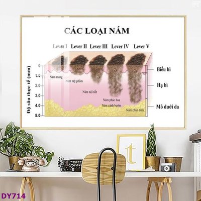 Tải file PSD Tranh trang trí đông y dưỡng sinh spa môi mi DY714 (nguyên layer) để in