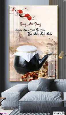 Download file gốc Tranh trang trí đông y dưỡng sinh spa môi mi DY731 (in mica) 3D