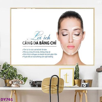 File ảnh Tranh trang trí đông y dưỡng sinh spa môi mi DY761 (gốc) in poster