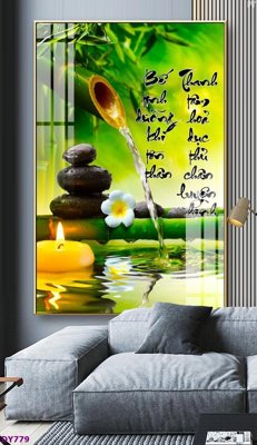 File tranh gốc Tranh trang trí đông y dưỡng sinh spa môi mi DY779 chủ đề hiện đại