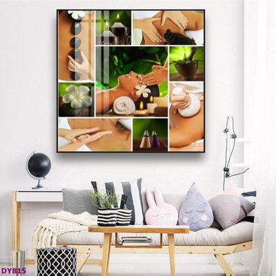 File tranh Tranh trang trí đông y dưỡng sinh spa môi mi DY815 (gốc) in trên kính