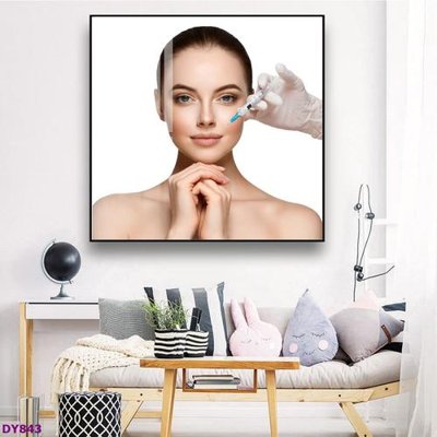 File ảnh Tranh trang trí đông y dưỡng sinh spa môi mi DY843 (gốc) cho trang trí nội thất