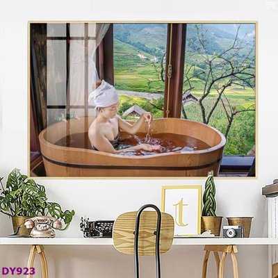 Tải về file tranh gốc Tranh trang trí đông y dưỡng sinh spa môi mi DY923 (để in quảng cáo)