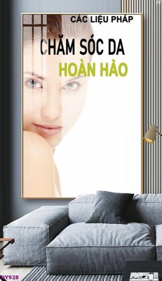 File ảnh gốc Tranh trang trí đông y dưỡng sinh spa môi mi DY928 không vỡ nét