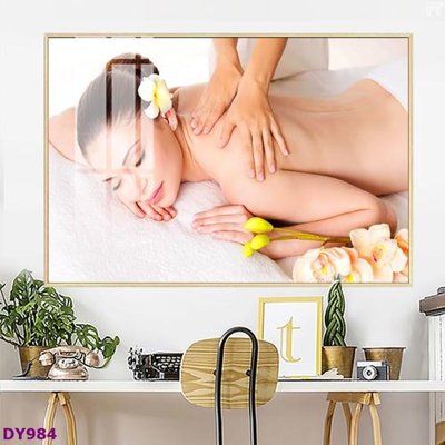 File gốc Tranh trang trí đông y dưỡng sinh spa môi mi DY984 (thiết kế) cho in ấn