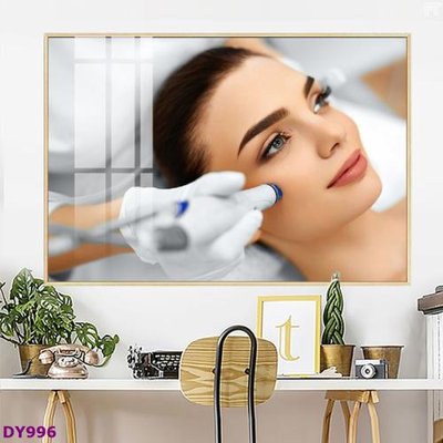 File tranh gốc Tranh trang trí đông y dưỡng sinh spa môi mi DY996 chủ đề hiện đại