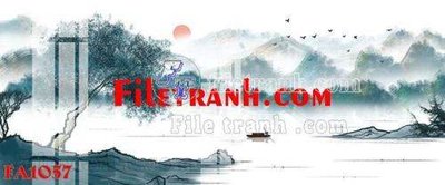 Download file gốc File gốc in bộ tranh decor treo tráng gương canvas FA1057 (in lụa) tranh 3D