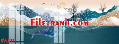 File tranh File gốc in bộ tranh decor treo tráng gương canvas FA111 (ảnh gốc) độc quyền
