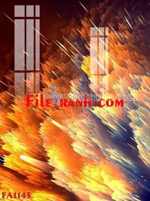 File tranh in trần 3D File gốc in bộ tranh decor treo tráng gương canvas FA1145 (ảnh gốc)