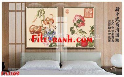 Ảnh gốc File gốc in bộ tranh decor treo tráng gương canvas FA1169 (độ nét cao) in mica