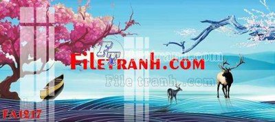 File gốc File gốc in bộ tranh decor treo tráng gương canvas FA1217 (in mica) cắt laser