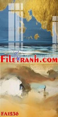 File tranh File gốc in bộ tranh decor treo tráng gương canvas FA1236 (ảnh gốc) sắc nét hoàn hảo
