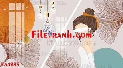 Tải về file tranh gốc File gốc in bộ tranh decor treo tráng gương canvas FA1253 (để in quảng cáo)