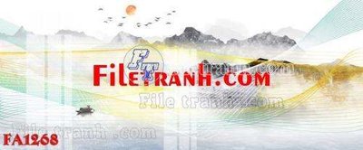 File ảnh File gốc in bộ tranh decor treo tráng gương canvas FA1268 (gốc) in PP, decal