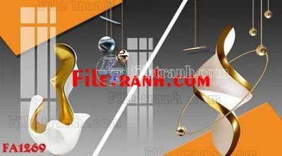 File gốc in mica File gốc in bộ tranh decor treo tráng gương canvas FA1269 chất lượng
