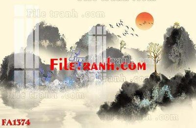 File in lụa File gốc in bộ tranh decor treo tráng gương canvas FA1374 (hoa văn) File gốc in bộ tranh decor treo tráng gương canvas FA1374