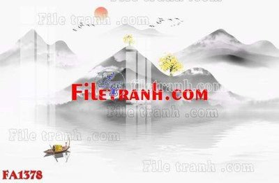File ảnh gốc File gốc in bộ tranh decor treo tráng gương canvas FA1378 (chuyên in mica)
