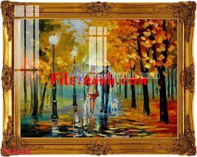 File tranh File gốc in bộ tranh decor treo tráng gương canvas FA1416 (gốc) in film