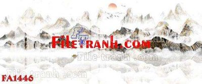 File gốc File gốc in bộ tranh decor treo tráng gương canvas FA1446 (cho in 3D) độc đáo