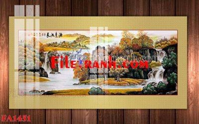 File PSD in ấn File gốc in bộ tranh decor treo tráng gương canvas FA1451 (chất lượng cao)