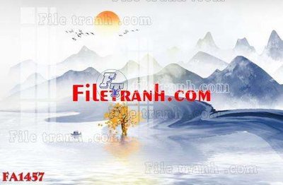 File tranh quảng cáo File gốc in bộ tranh decor treo tráng gương canvas FA1457 (file gốc) chuyên nghiệp