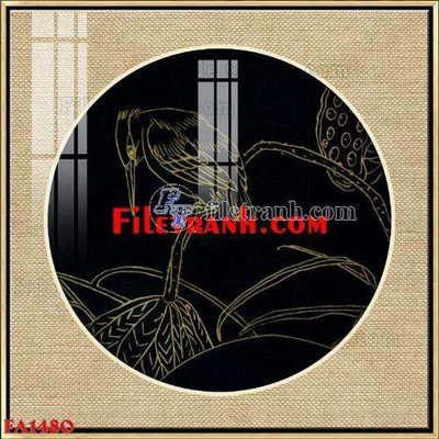 File gốc in ấn File gốc in bộ tranh decor treo tráng gương canvas FA1480 chất lượng vượt trội