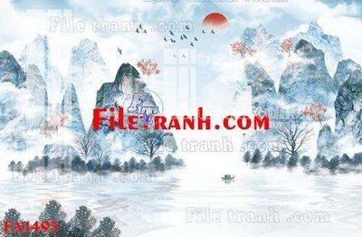 File gốc File gốc in bộ tranh decor treo tráng gương canvas FA1493 (in mica) cắt laser