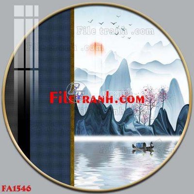 File in ấn File gốc in bộ tranh decor treo tráng gương canvas FA1546 (bản gốc) sắc nét
