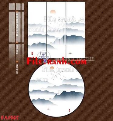 Tải file gốc File gốc in bộ tranh decor treo tráng gương canvas FA1567 (in khổ lớn) không vỡ