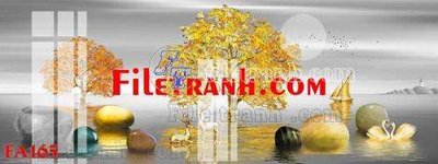 File gốc File gốc in bộ tranh decor treo tráng gương canvas FA165 (chủ đề hiện đại) trang trí