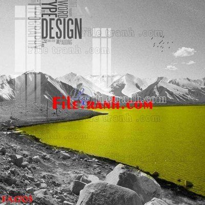 File gốc File gốc in bộ tranh decor treo tráng gương canvas FA1705 (in 3D) cho trang trí