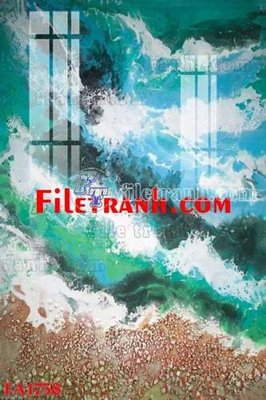 File in ấn File gốc in bộ tranh decor treo tráng gương canvas FA1738 chuyên nghiệp