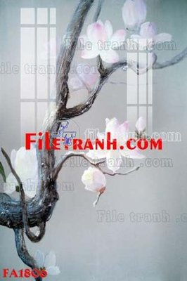 File tranh File gốc in bộ tranh decor treo tráng gương canvas FA1806 (gốc) in vải canvas