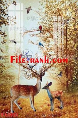 Tải file File gốc in bộ tranh decor treo tráng gương canvas FA1821 (gốc) làm file tranh quảng cáo