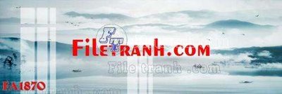 File tranh File gốc in bộ tranh decor treo tráng gương canvas FA1870 (bản gốc) in canvas