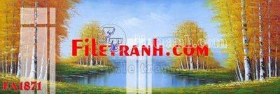 File tranh File gốc in bộ tranh decor treo tráng gương canvas FA1871 (bản gốc) in canvas